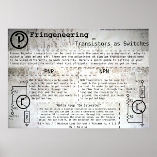 poster "Transistores como Switches"