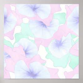 Poster Translucent Flow Lace Wallpaper and Wall Decor