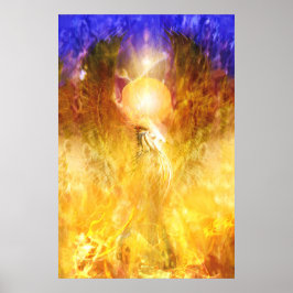 Poster TRANSMUTAÇÃO DE Pássaros de Fogo Phoenix