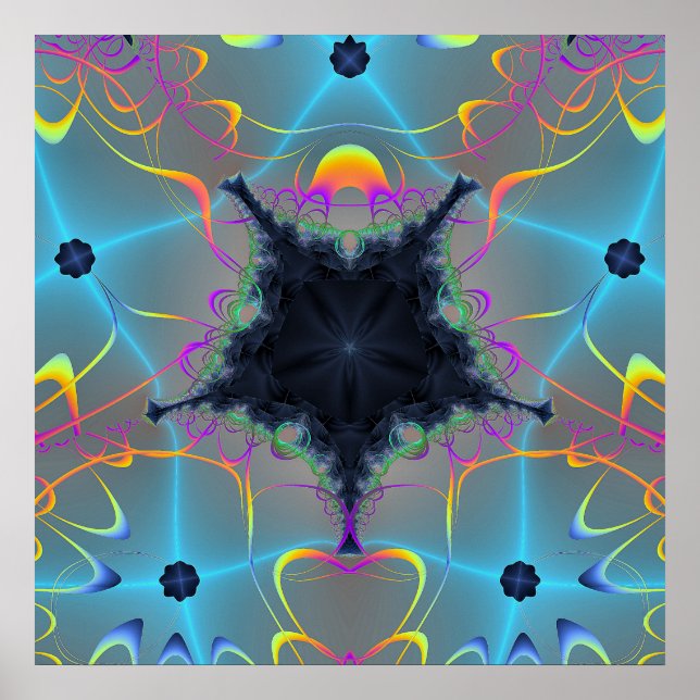 Pôster "Transmutar Dor com Pensamentos do Amor" (Frente)