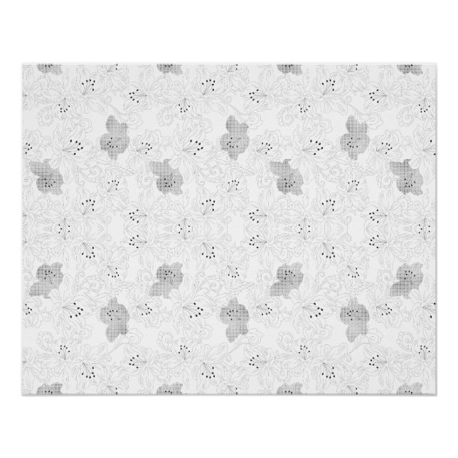 Pôster Transparent Grid Overlay – Editable PNG Texture (Frente)