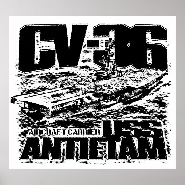 Poster Transportadora aérea Antietam (Frente)