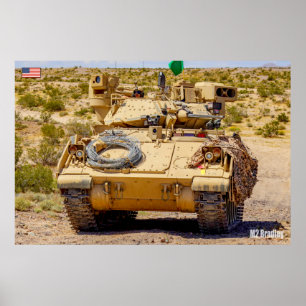 Poster TRANSPORTADORA DE PESSOAL ARMOSCADO - M2 Bradley