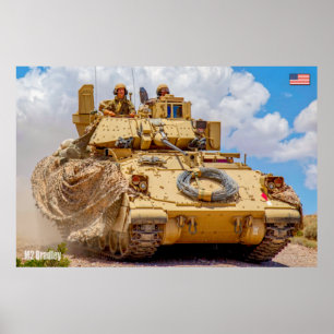 Poster TRANSPORTADORA DE PESSOAL ARMOSCADO - M2 Bradley