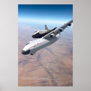 Poster Transportando Buran no cartaz do Antonov An-225