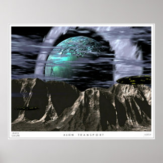 Poster Transporte de alienígena