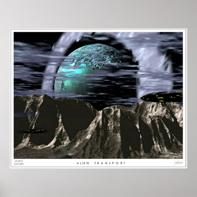 Poster Transporte de alienígena (Frente)