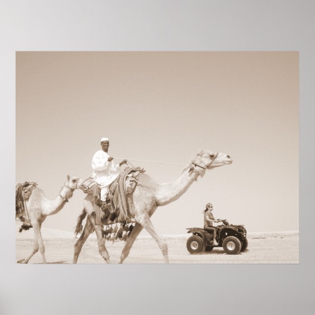 Pôster transporte no deserto (Frente)