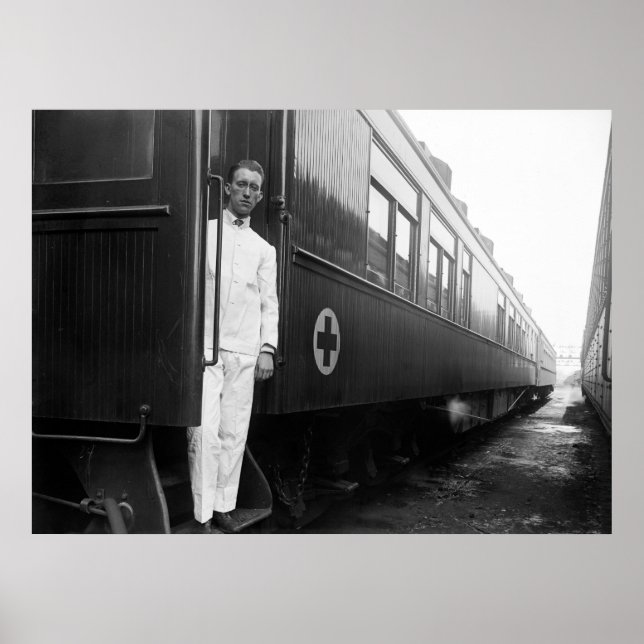 Pôster Transportes sanitários: 1917 (Frente)