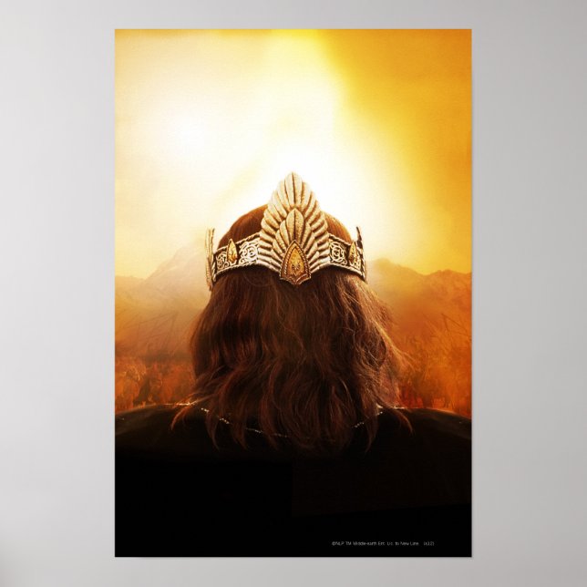 Pôster Traseira da Cabeça com Coroa (Frente)