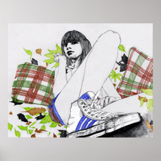 Poster traseiro do Laid