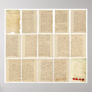 Pôster Tratado de Paris - Todas as Páginas da Revolução A