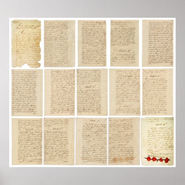 Pôster Tratado de Paris - Todas as Páginas da Revolução A (Frente)