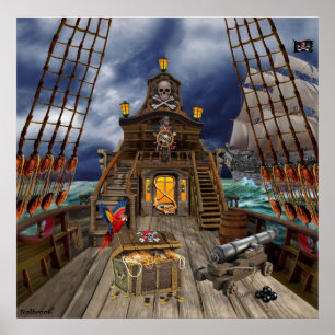 PÔSTER TRATAMENTO COM PIRATAS ROUBADOS