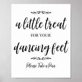 Poster Tratar pelos seus pés - Assinar Chinelos!