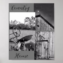 Trator Barn Collage do "Country Home"
