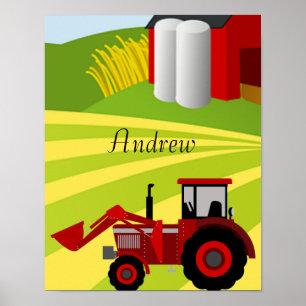 Poster Trator de fazenda