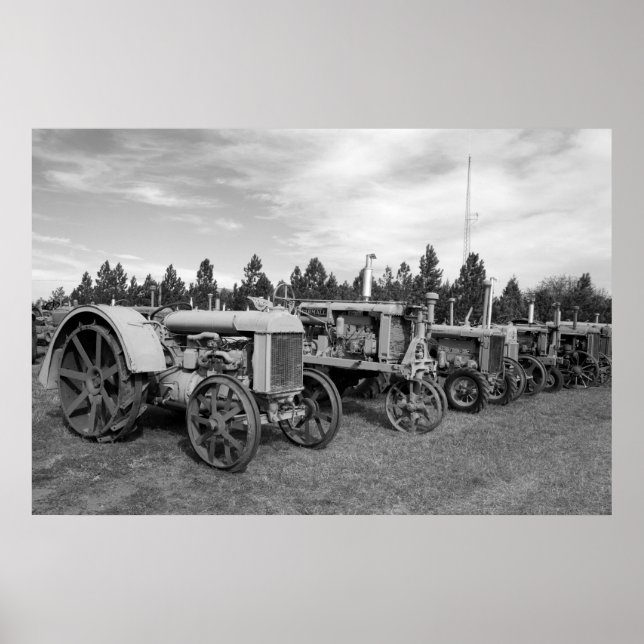 Pôster Tratores Antigos (Frente)