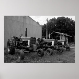Pôster Tratores do vintage