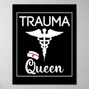 Poster Trauma Enfermeira Rainha do Trauma