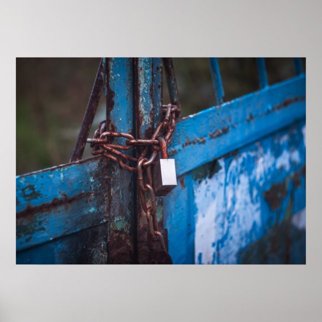 Poster Trava da porta antiga (Frente)