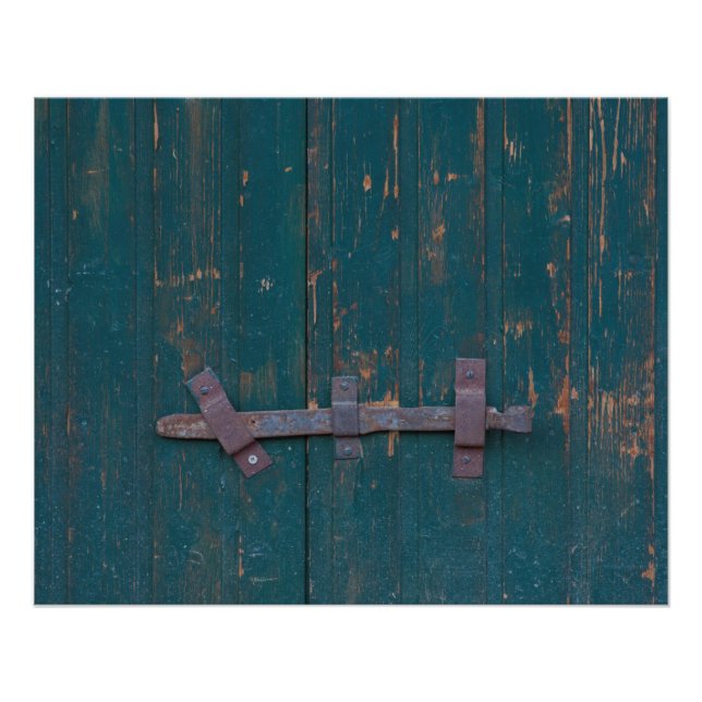 Pôster Trava Da Porta Rusty Na Porta Verde (Frente)