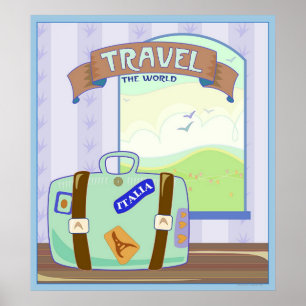 Pôster travel the world