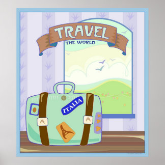 Pôster travel the world