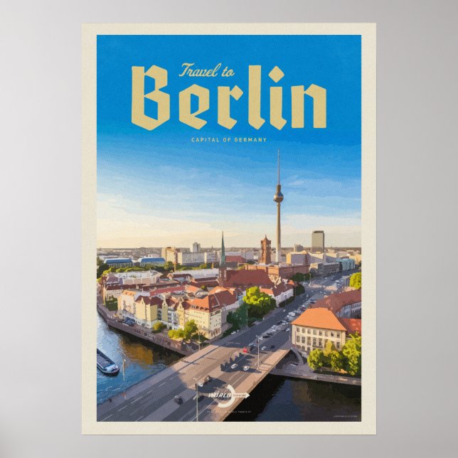 Poster Travel to Berlin (Frente)