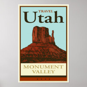 Pôster Travel Utah