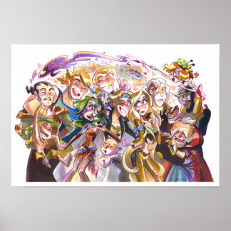 Poster Traveling Fantasy Friends