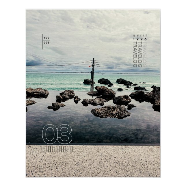 Pôster travelog_3 poster brilhante (Frente)