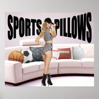 Pôster Travesseiros desportivos