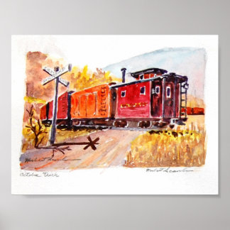 Poster travessia ferroviária