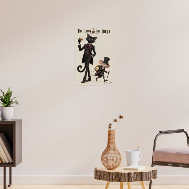 Poster Travessuras de Gato e Rato (Sala de Estar 3)
