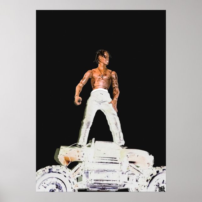 Poster Travis Scott Rodeo A3 tamanho Album estendido inve (Frente)