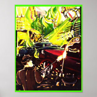 Poster trazer a multidão