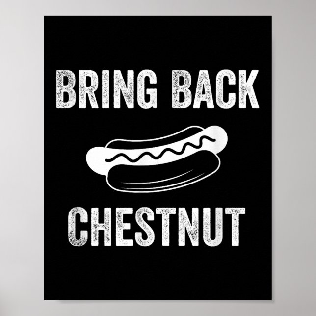 Poster Trazer De Volta Chestnut - Vencedor Da Cotação Fun (Frente)