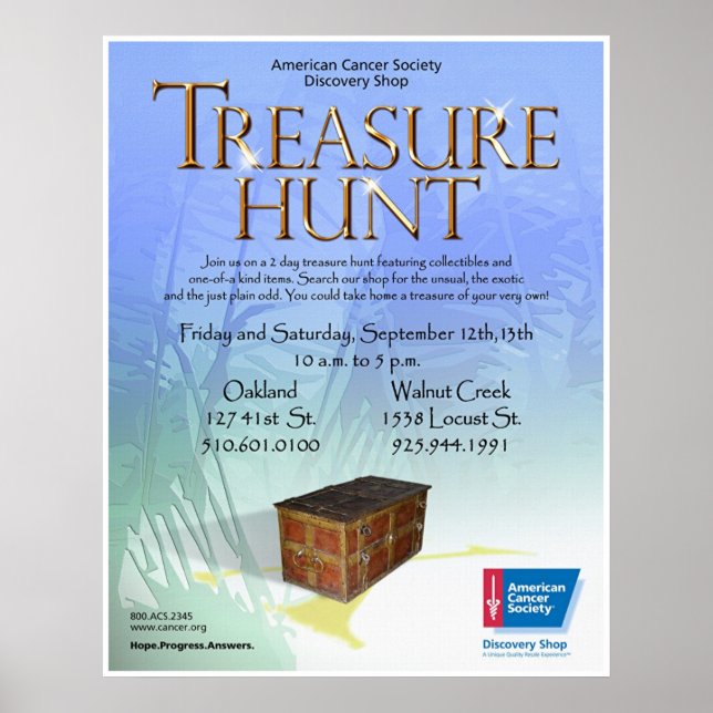 Pôster Treasure Hunt (Frente)