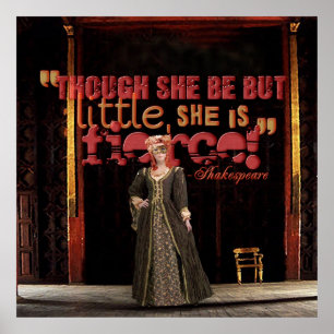 Pôster Trecho de Shakespeare Fierce