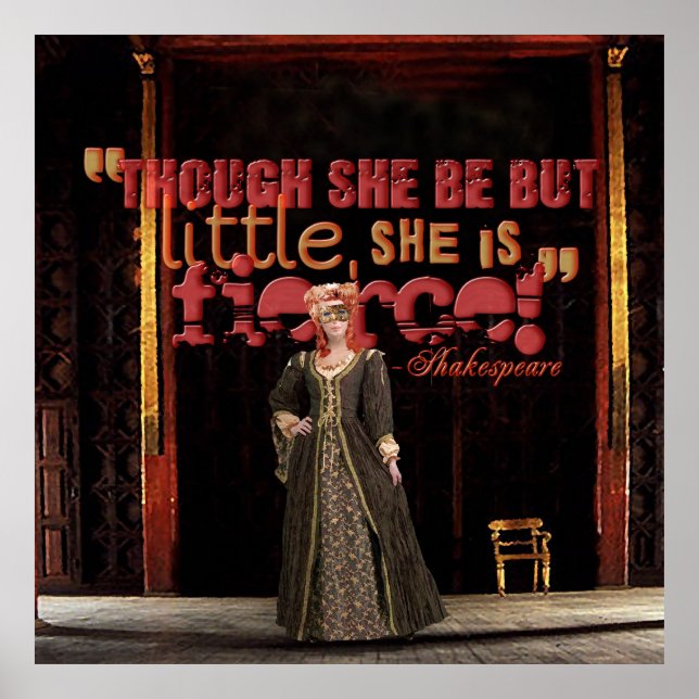 Pôster Trecho de Shakespeare Fierce (Frente)