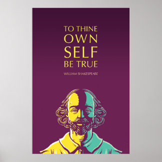 Poster Trecho De Shakespeare: Para Sua Própria Verdade