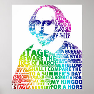 Poster Trecho de texto do arco-íris