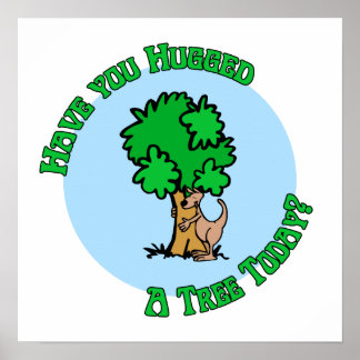 Poster Tree Hugger
