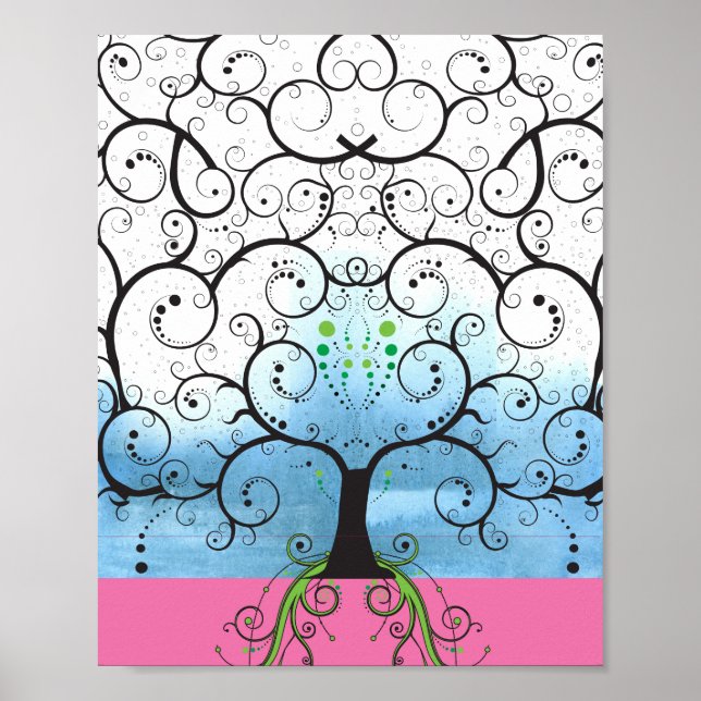 Poster Tree of Life Tree illustration  (Frente)