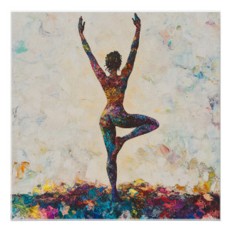 Pôster Tree Pose Glossy Poster