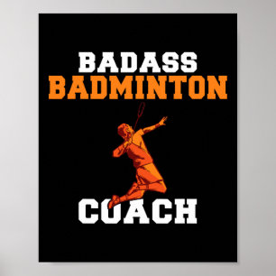 Poster Treinador Badminton Mau