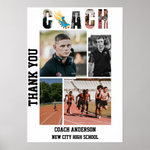 Poster Treinador de Atletismo Noite de Gala de Formatura