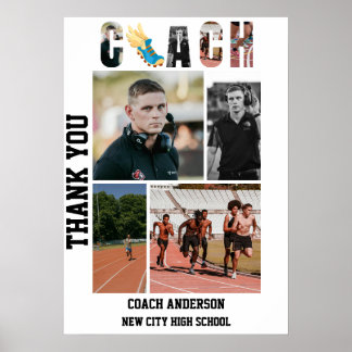 Poster Treinador de Atletismo Noite de Gala de Formatura