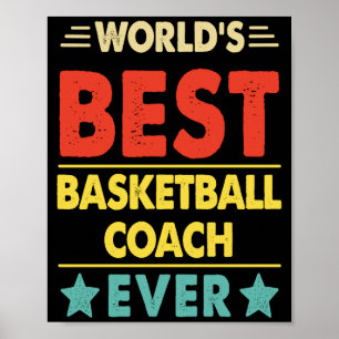 Poster Treinador de Basquete Mundos Treinador de Basquete